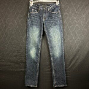 Empyre Jeans Men's 28x30 Skeletor Skinny Fit Blue Denim